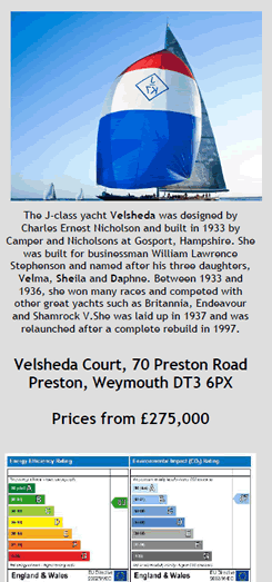 Velsheda Court 70 preston road preston weymouth